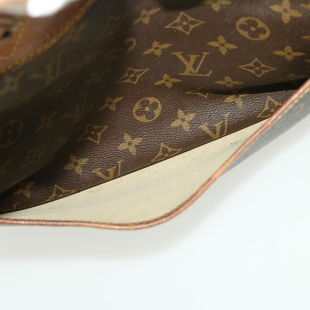 LOUIS VUITTON Monogram Deauville Hand Bag M47270 LV Auth 42519