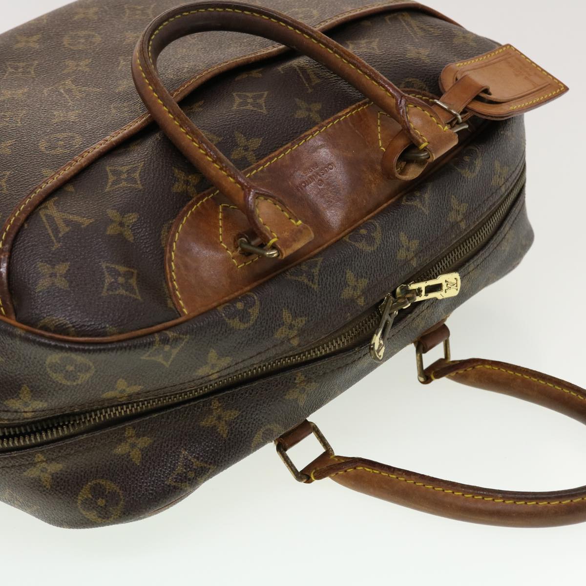 LOUIS VUITTON Monogram Deauville Hand Bag M47270 LV Auth 42519