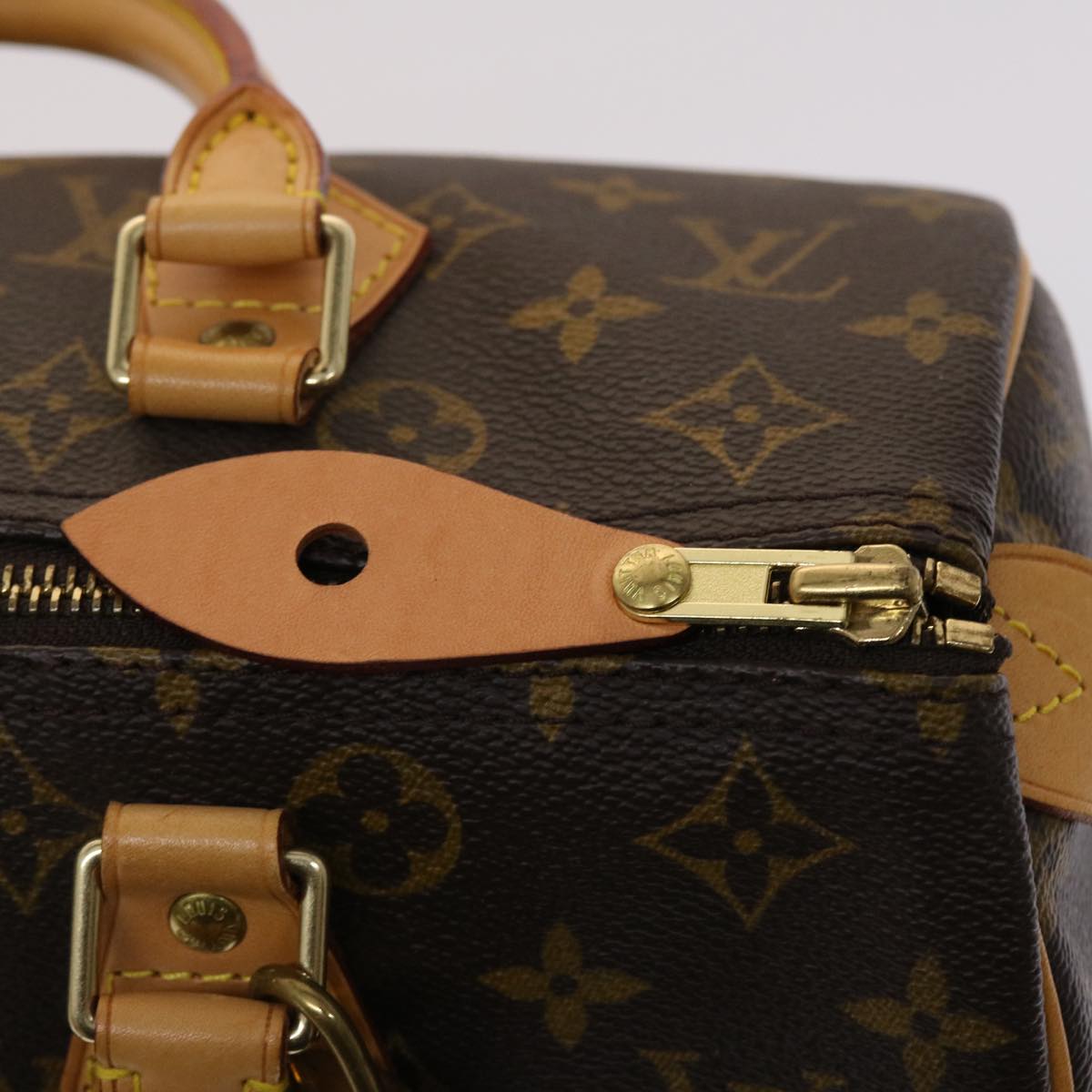 LOUIS VUITTON Monogram Speedy 30 Hand Bag M41526 LV Auth 42522