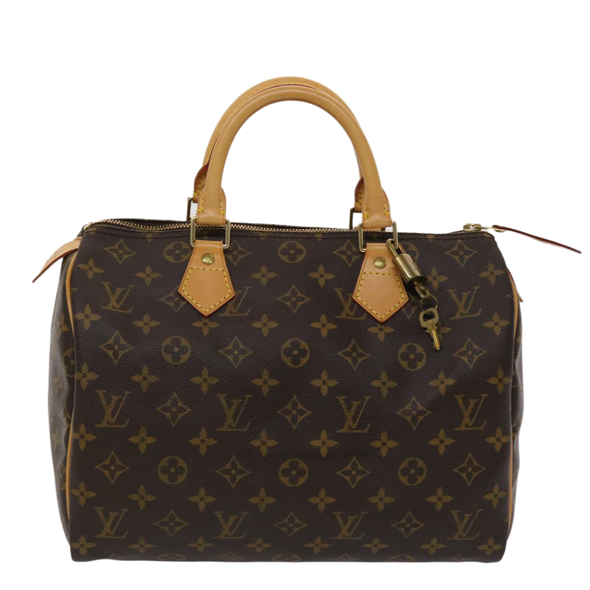 LOUIS VUITTON Monogram Speedy 30 Hand Bag M41526 LV Auth 42522