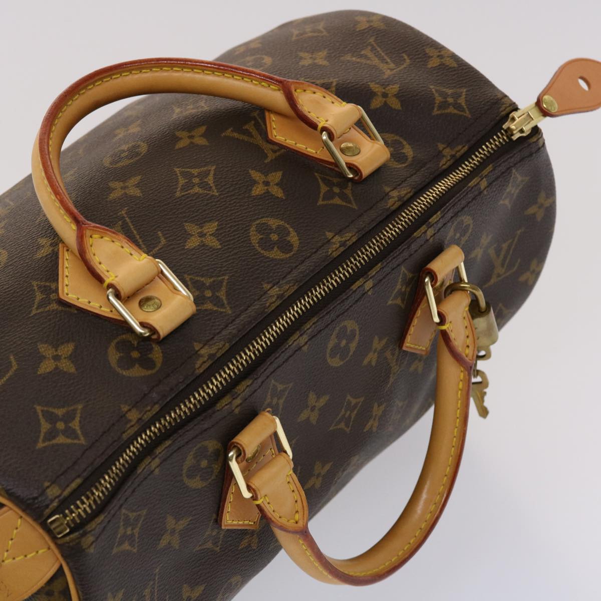 LOUIS VUITTON Monogram Speedy 30 Hand Bag M41526 LV Auth 42522