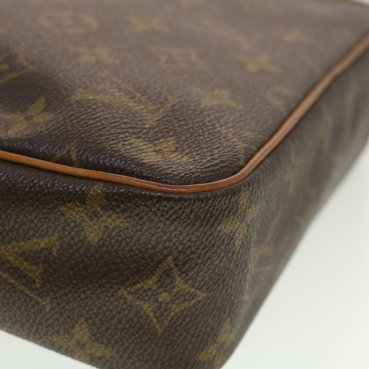 LOUIS VUITTON Monogram Compiegne 23 Clutch Bag M51847 LV Auth 42523