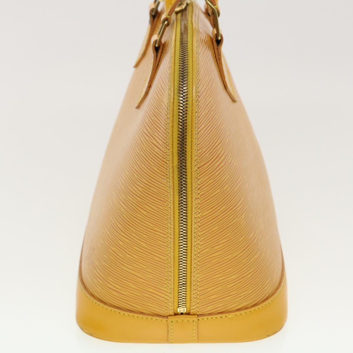 LOUIS VUITTON Epi Alma Hand Bag Tassili Yellow M52149 LV Auth 42538