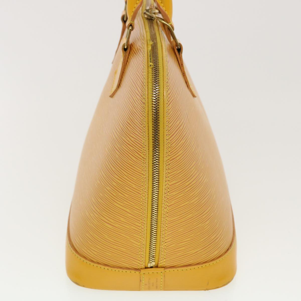 LOUIS VUITTON Epi Alma Hand Bag Tassili Yellow M52149 LV Auth 42538