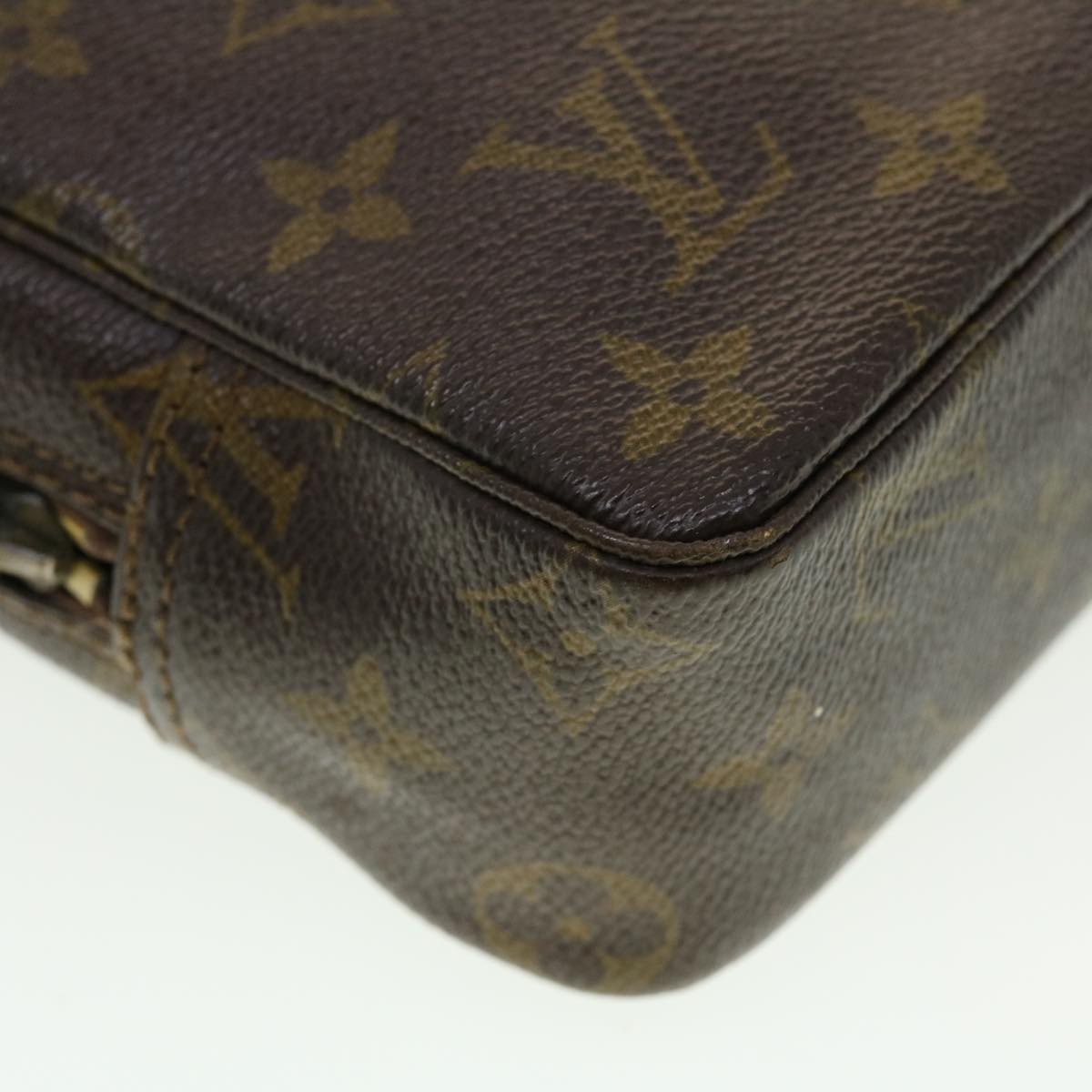 LOUIS VUITTON Monogram Trousse Toilette 23 Clutch Bag M47524 LV Auth 42551