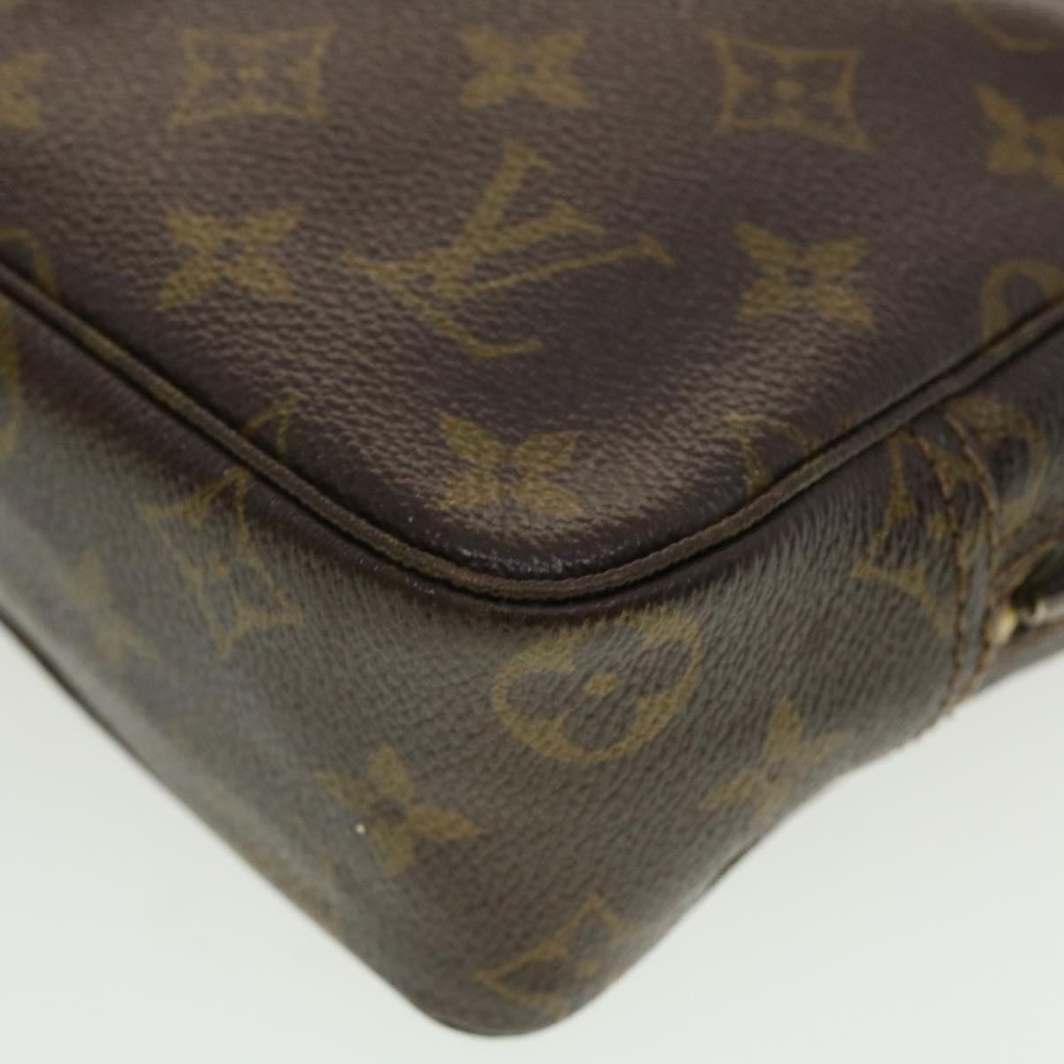 LOUIS VUITTON Monogram Trousse Toilette 23 Clutch Bag M47524 LV Auth 42551