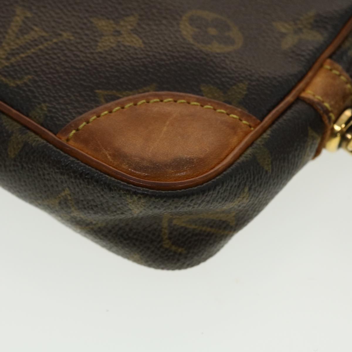 LOUIS VUITTON Monogram Marly Dragonne PM Clutch Bag M51827 LV Auth 42560