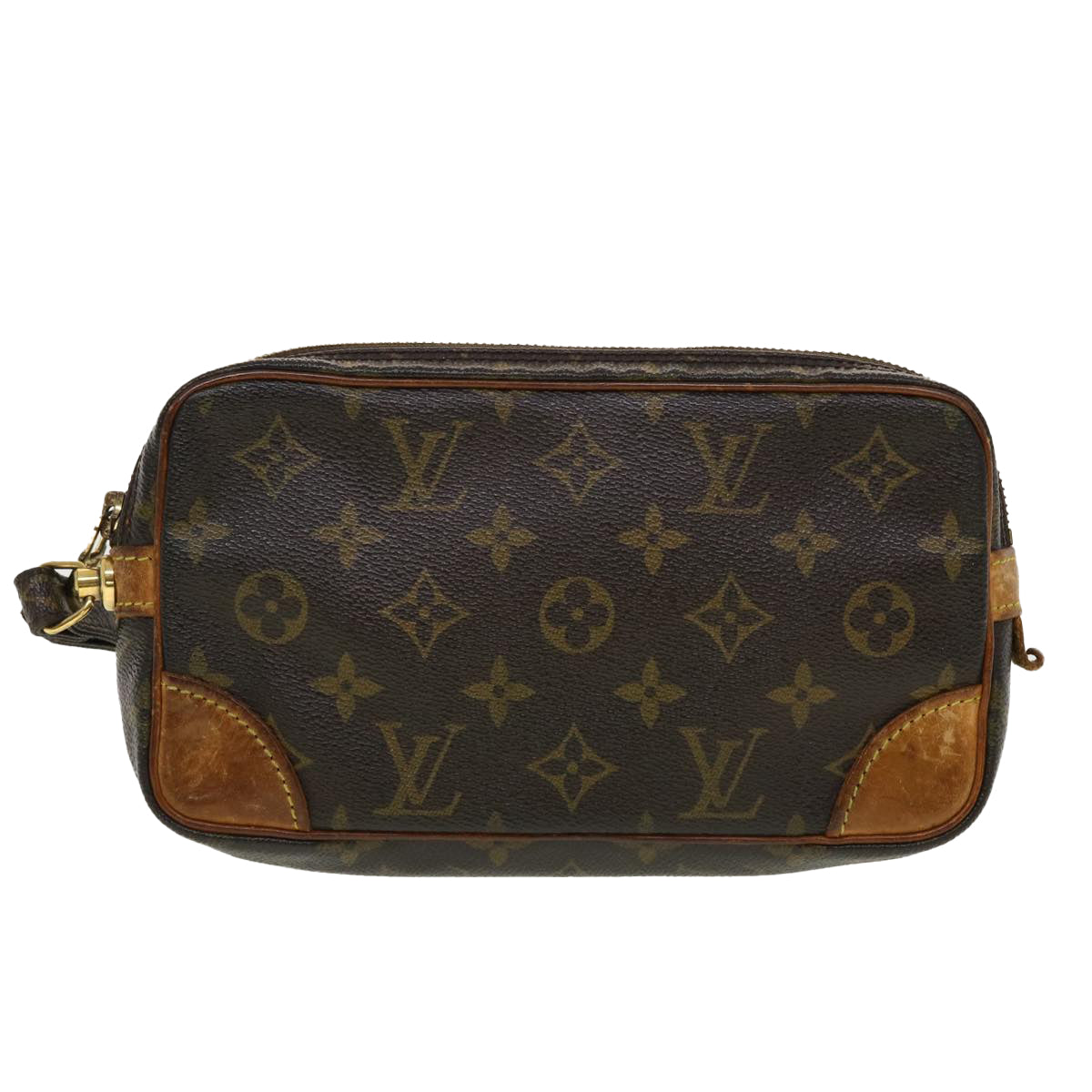 LOUIS VUITTON Monogram Marly Dragonne PM Clutch Bag M51827 LV Auth 42560