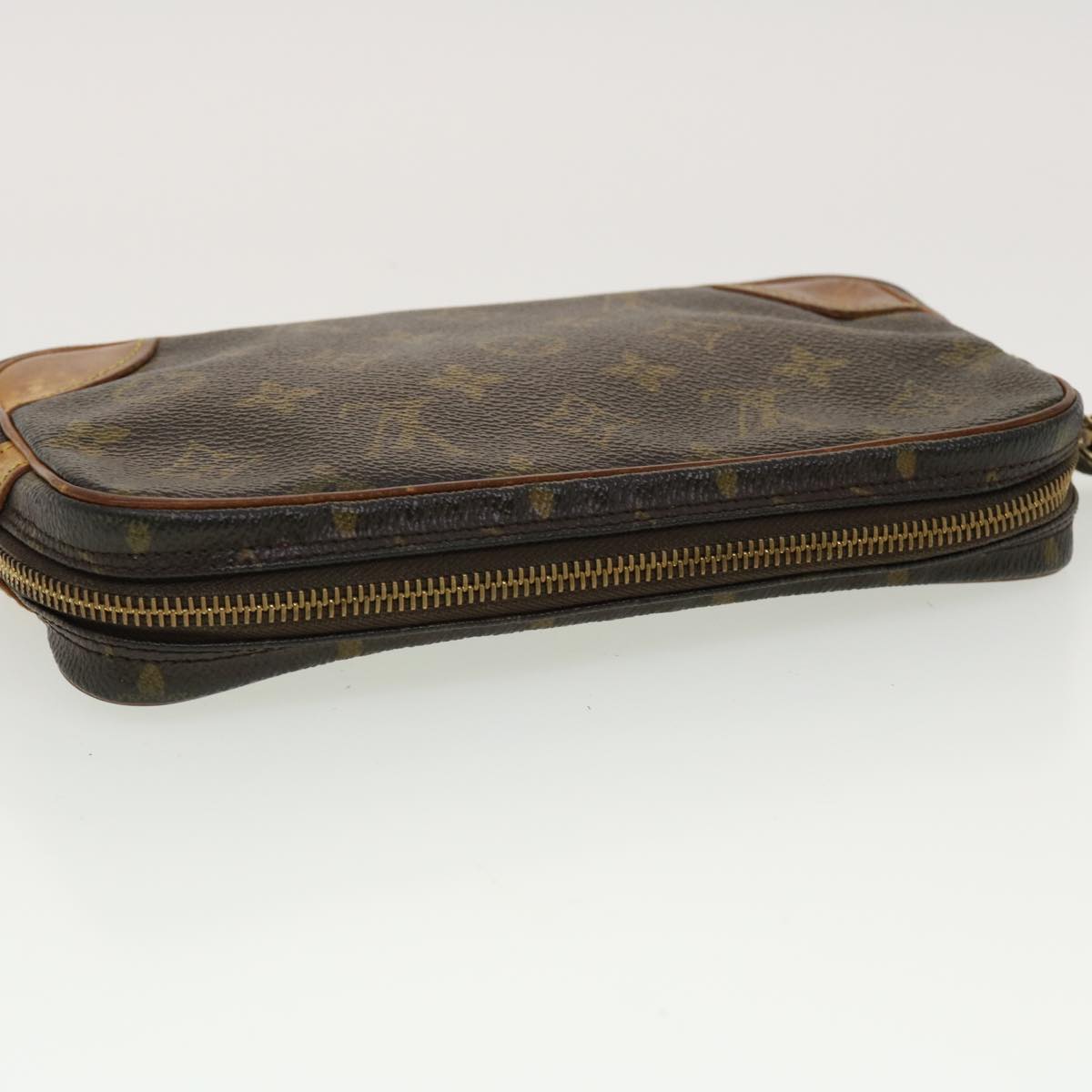 LOUIS VUITTON Monogram Marly Dragonne PM Clutch Bag M51827 LV Auth 42560