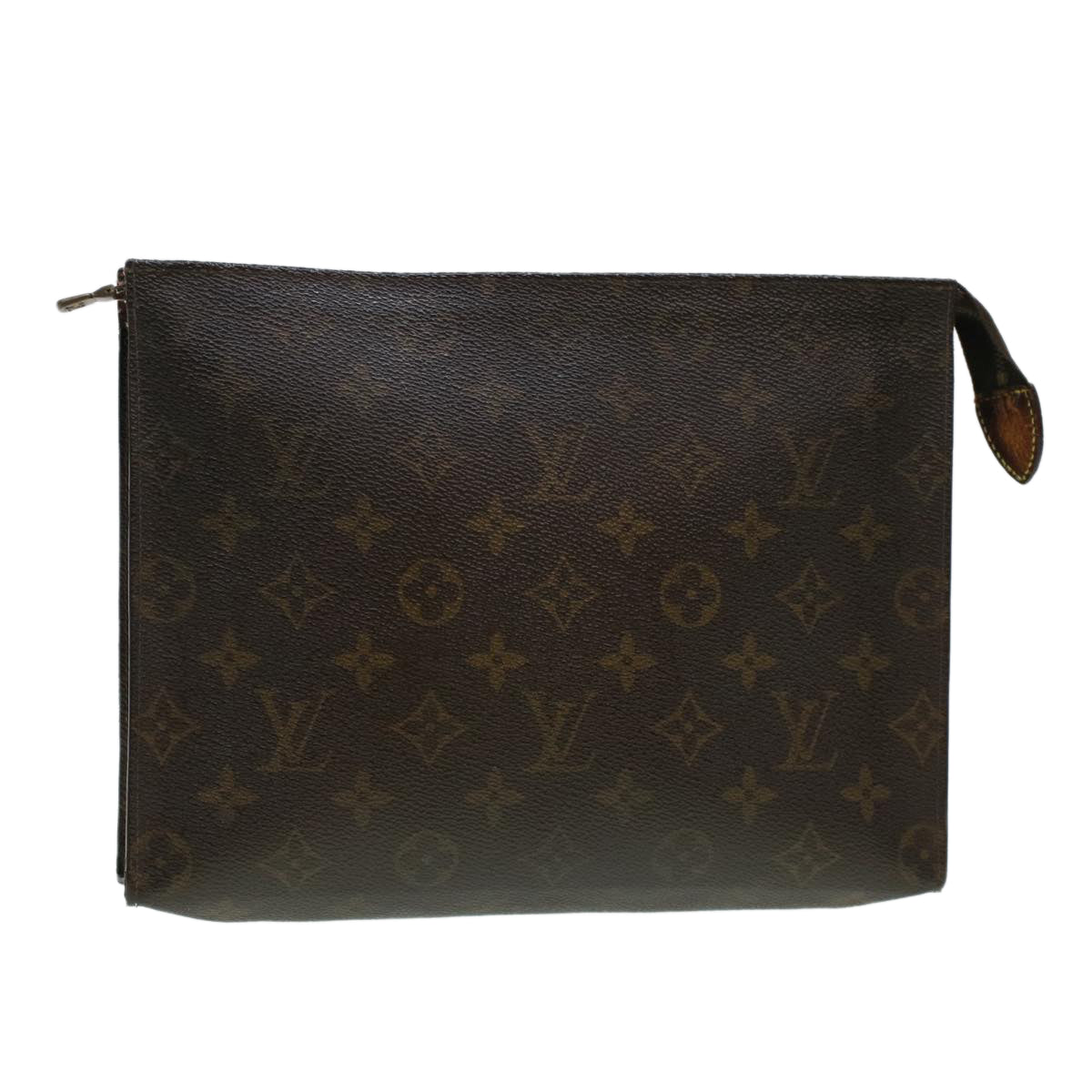 LOUIS VUITTON Monogram Poche Toilette 26 Pouch M47542 LV Auth 42564