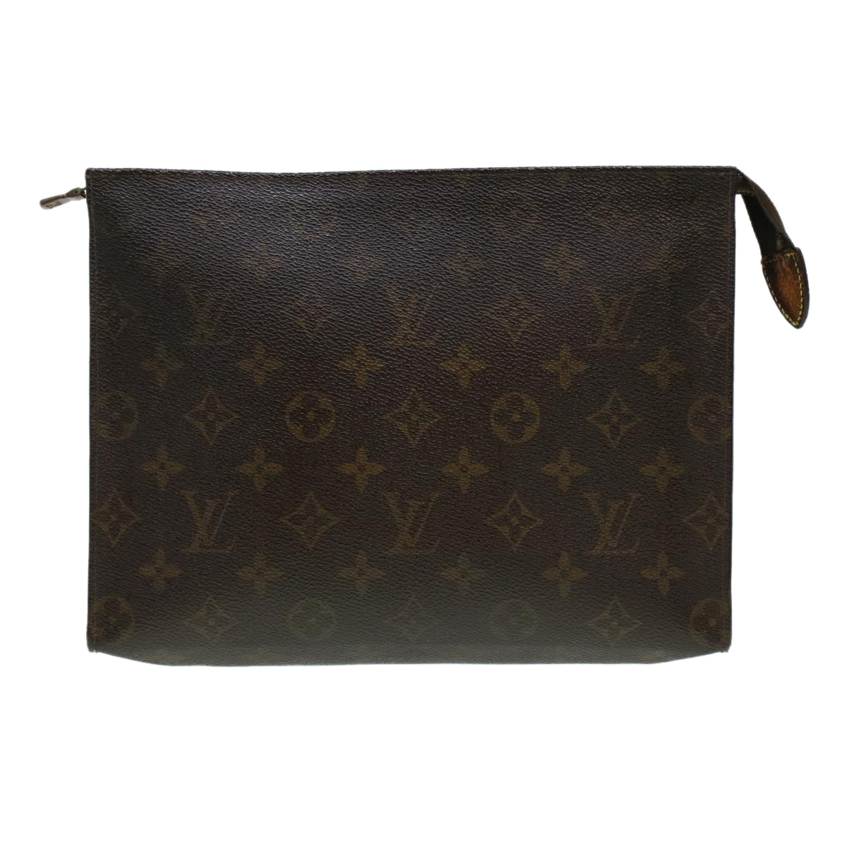 LOUIS VUITTON Monogram Poche Toilette 26 Pouch M47542 LV Auth 42564