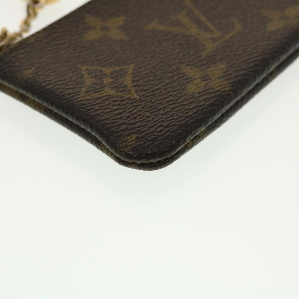 LOUIS VUITTON Monogram Pochette Cles Coin Purse M62650 LV Auth 42573