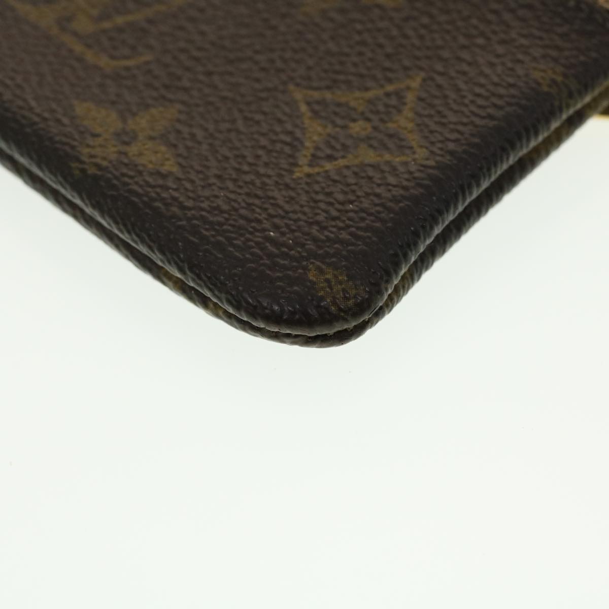 LOUIS VUITTON Monogram Pochette Cles Coin Purse M62650 LV Auth 42573