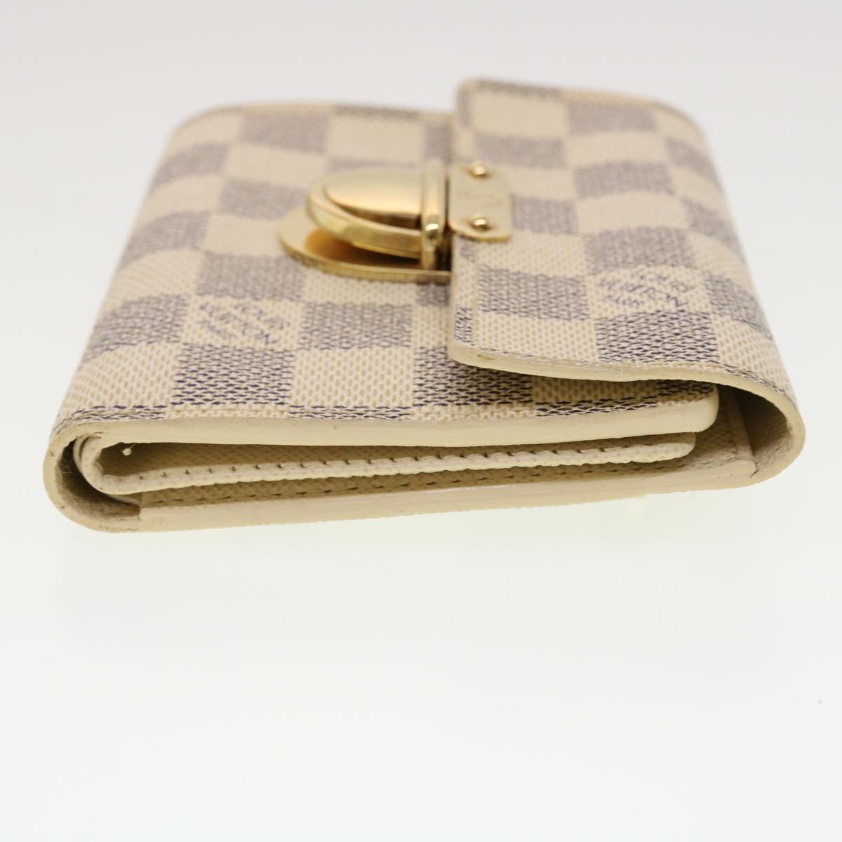 LOUIS VUITTON Damier Azur Portefeuille Koala Bifold Wallet N60013 LV Auth 42575