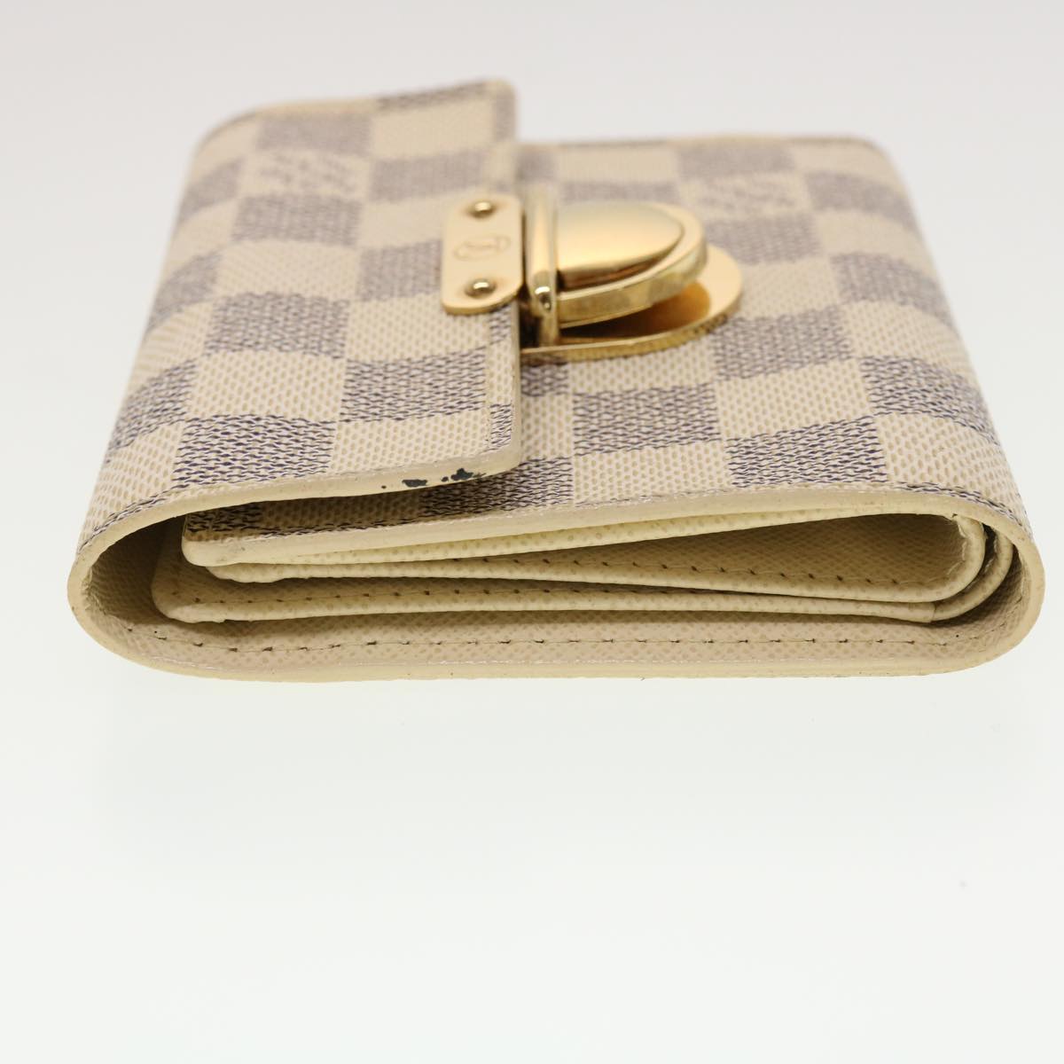 LOUIS VUITTON Damier Azur Portefeuille Koala Bifold Wallet N60013 LV Auth 42575