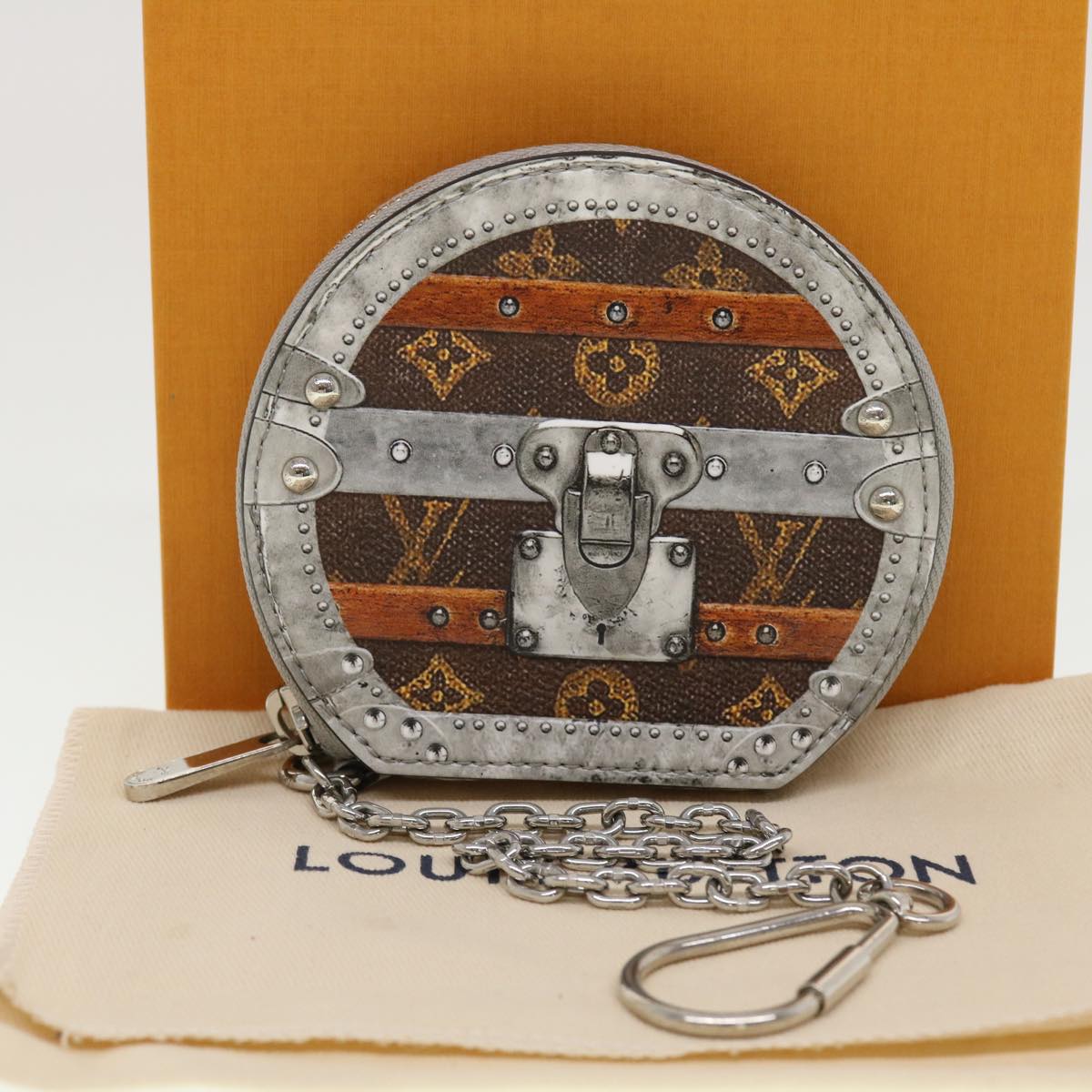 LOUIS VUITTON Transformed Monogram Micro Power Chapeau Coin Purse M63596 42578A