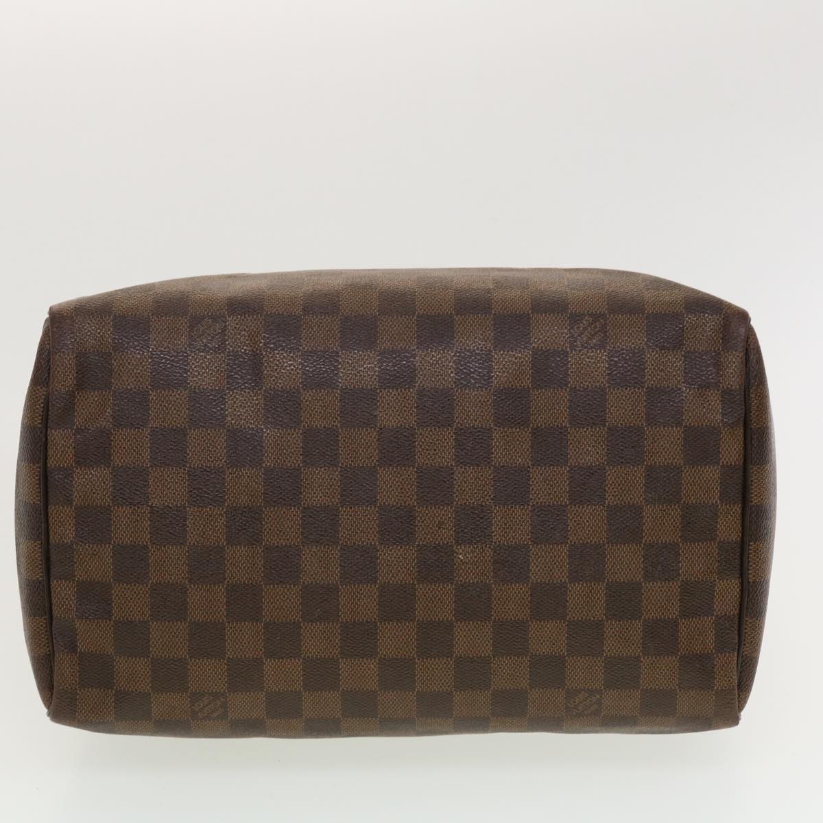 LOUIS VUITTON Damier Ebene Speedy 30 Hand Bag N41364 LV Auth 42624