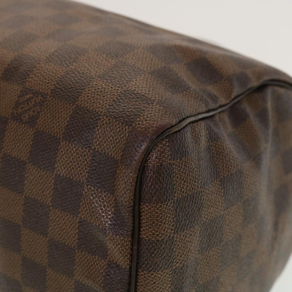 LOUIS VUITTON Damier Ebene Speedy 30 Hand Bag N41364 LV Auth 42624