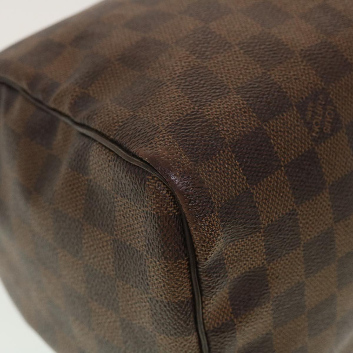 LOUIS VUITTON Damier Ebene Speedy 30 Hand Bag N41364 LV Auth 42624