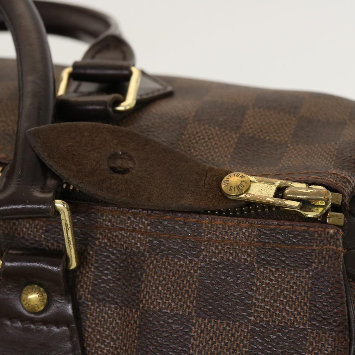 LOUIS VUITTON Damier Ebene Speedy 30 Hand Bag N41364 LV Auth 42624