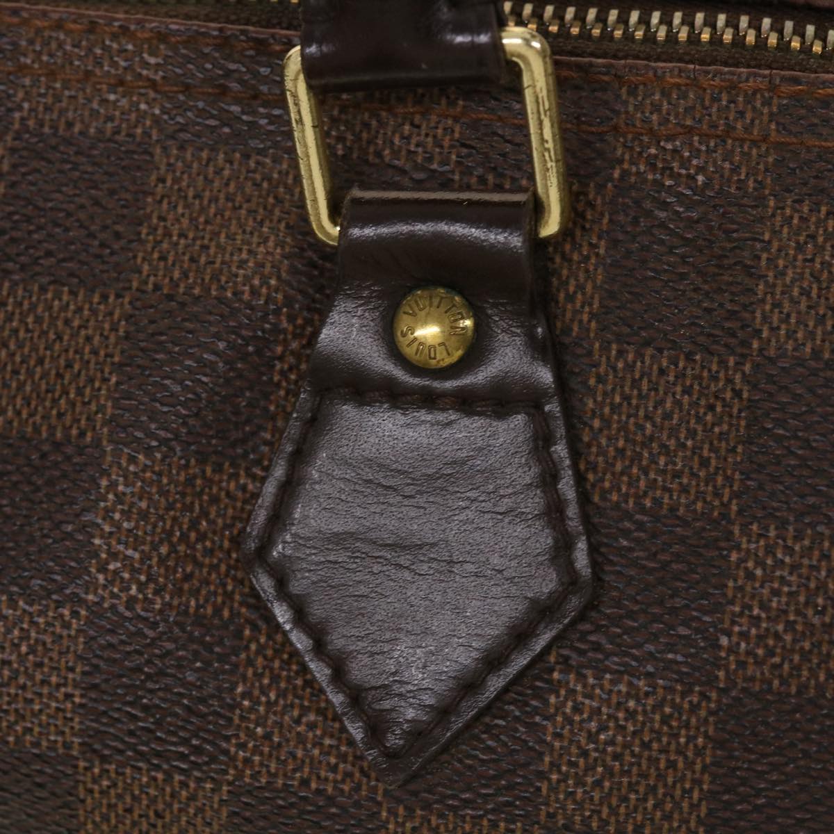 LOUIS VUITTON Damier Ebene Speedy 30 Hand Bag N41364 LV Auth 42624