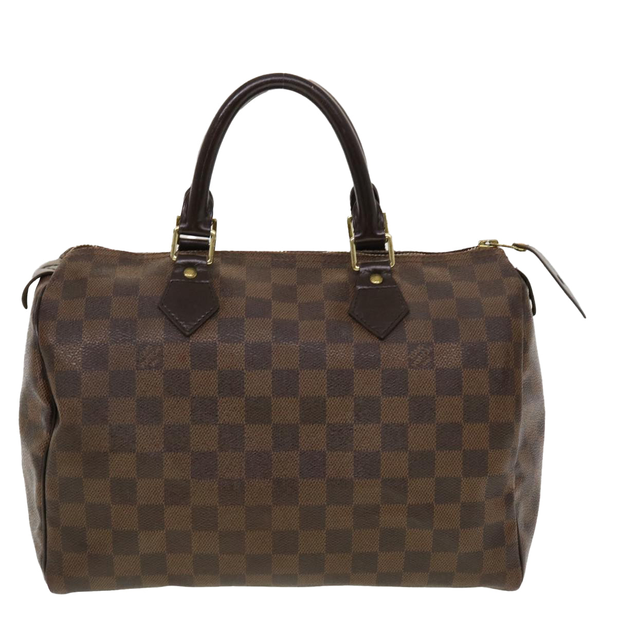 LOUIS VUITTON Damier Ebene Speedy 30 Hand Bag N41364 LV Auth 42624