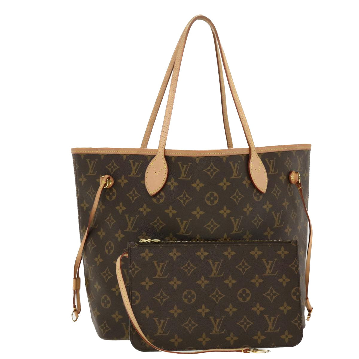 LOUIS VUITTON Monogram Neverfull MM Tote Bag M40156 LV Auth 42642