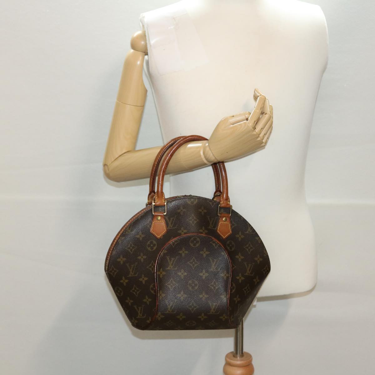 LOUIS VUITTON Monogram Ellipse PM Hand Bag M51127 LV Auth 42643