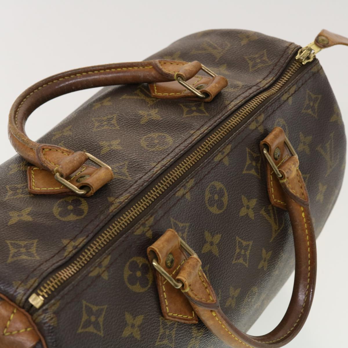 LOUIS VUITTON Monogram Speedy 30 Hand Bag M41526 LV Auth 42652