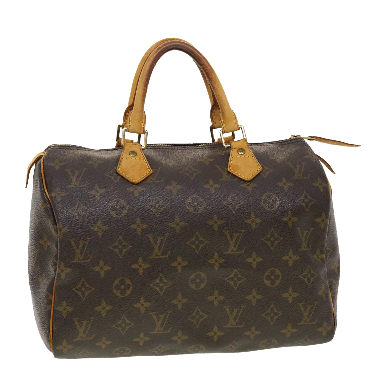 LOUIS VUITTON Monogram Speedy 30 Hand Bag M41526 LV Auth 42653