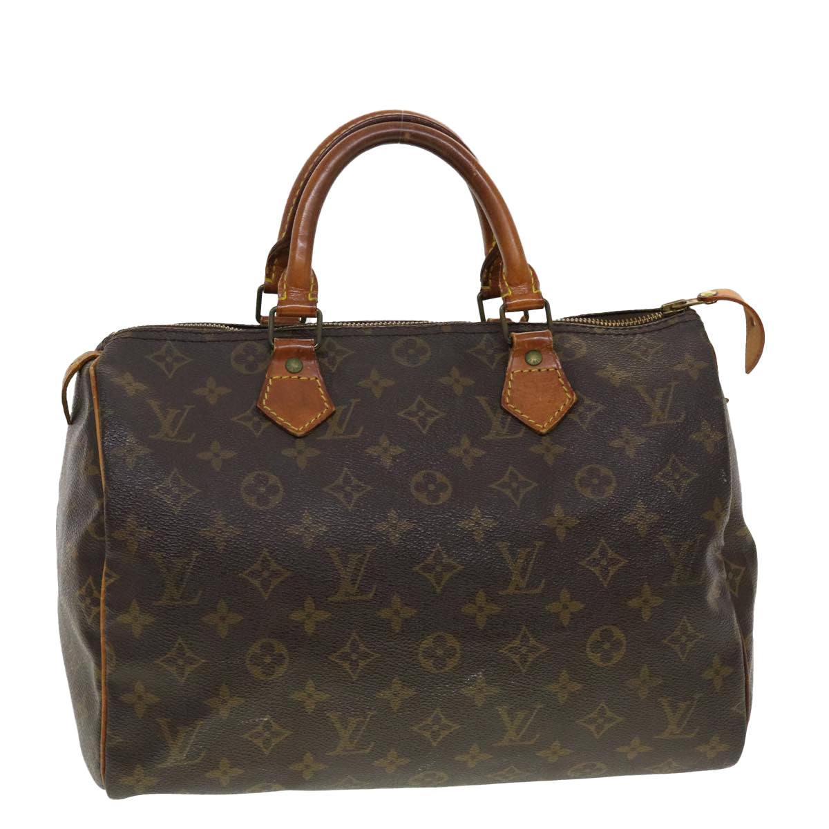 LOUIS VUITTON Monogram Speedy 30 Hand Bag M41526 LV Auth 42655