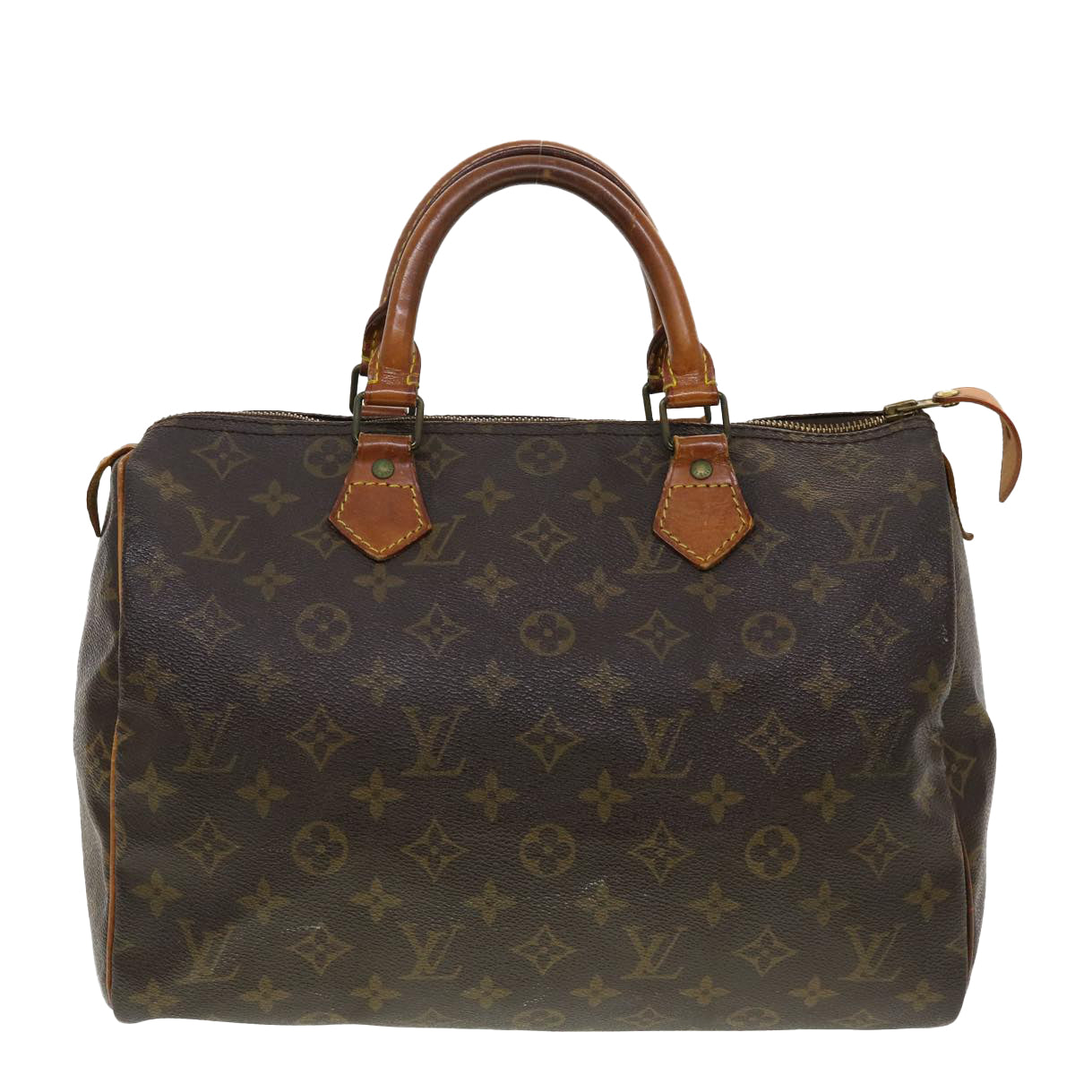 LOUIS VUITTON Monogram Speedy 30 Hand Bag M41526 LV Auth 42655