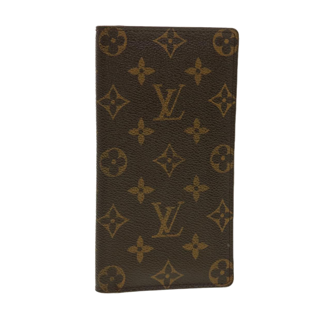 LOUIS VUITTON Monogram Portefeuille Brazza Long Wallet M66540 LV Auth 42685