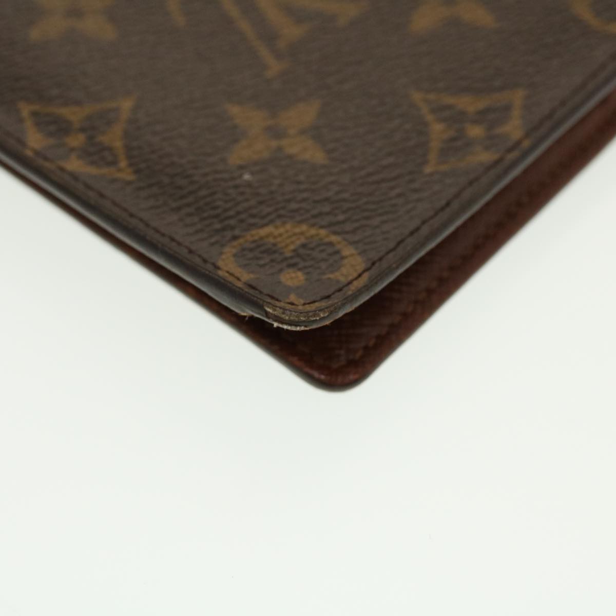 LOUIS VUITTON Monogram Portefeuille Brazza Long Wallet M66540 LV Auth 42685