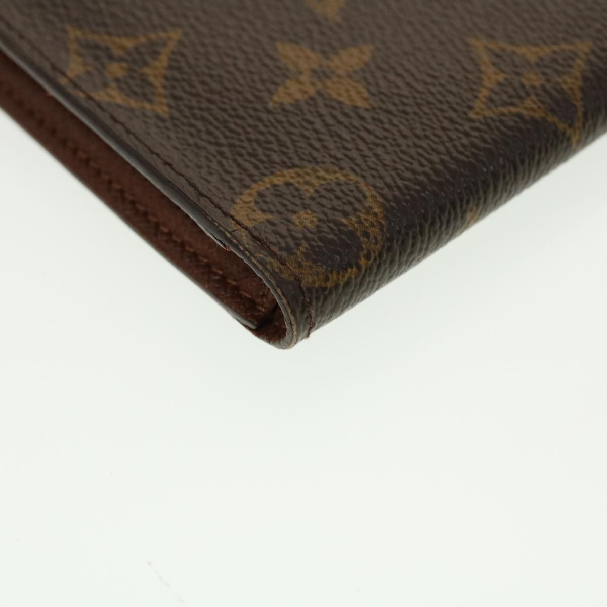 LOUIS VUITTON Monogram Portefeuille Brazza Long Wallet M66540 LV Auth 42685