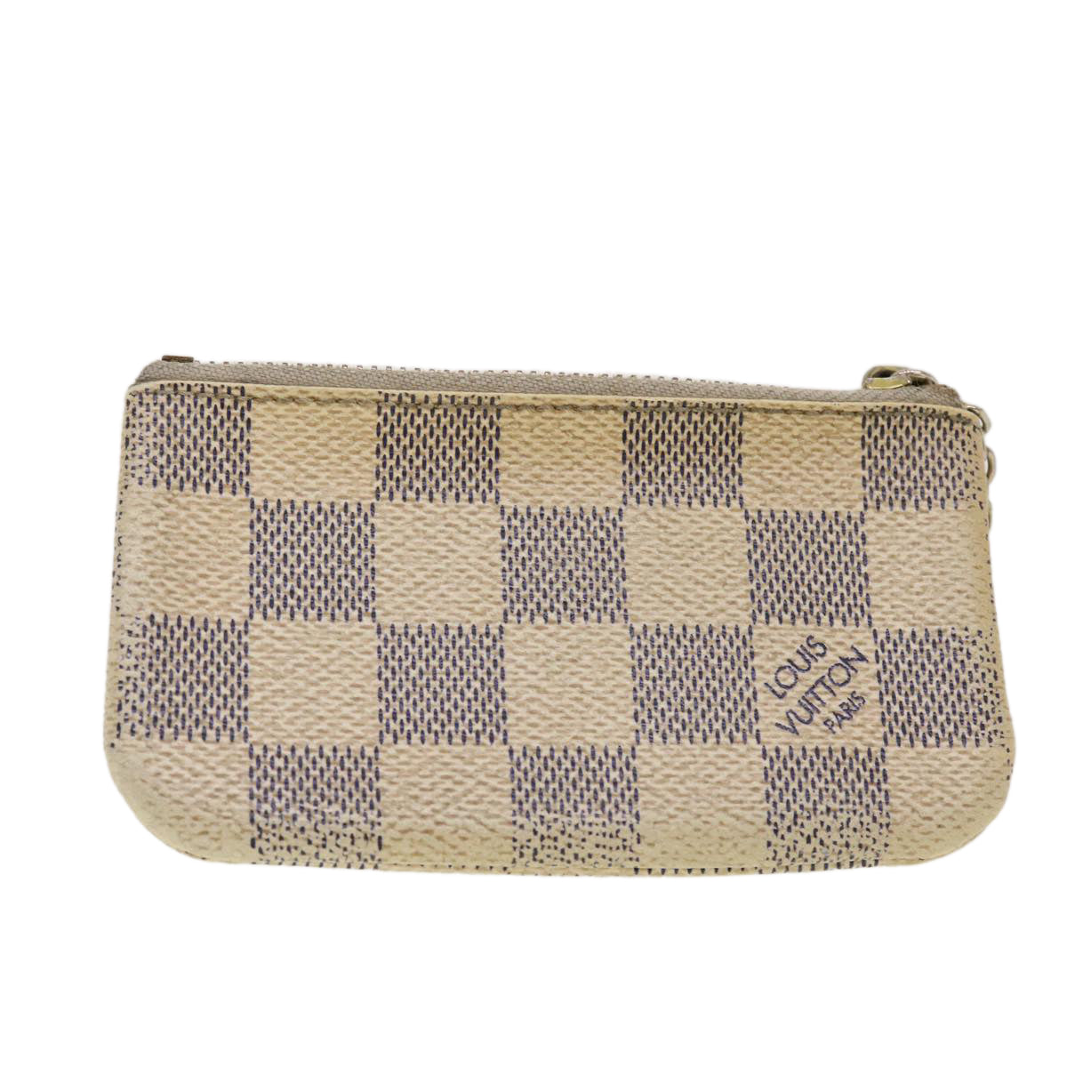 LOUIS VUITTON Damier Azur Pochette Cles Coin Purse N62659 LV Auth 42702 - 0