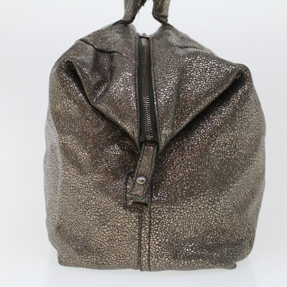 SAINT LAURENT Shoulder Bag Canvas Gray 208314 Auth 42721