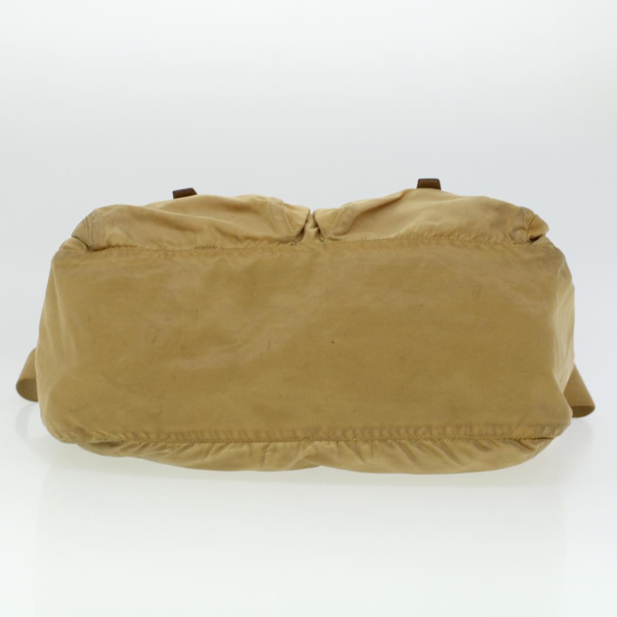PRADA Shoulder Bag Nylon Khaki Auth 42730