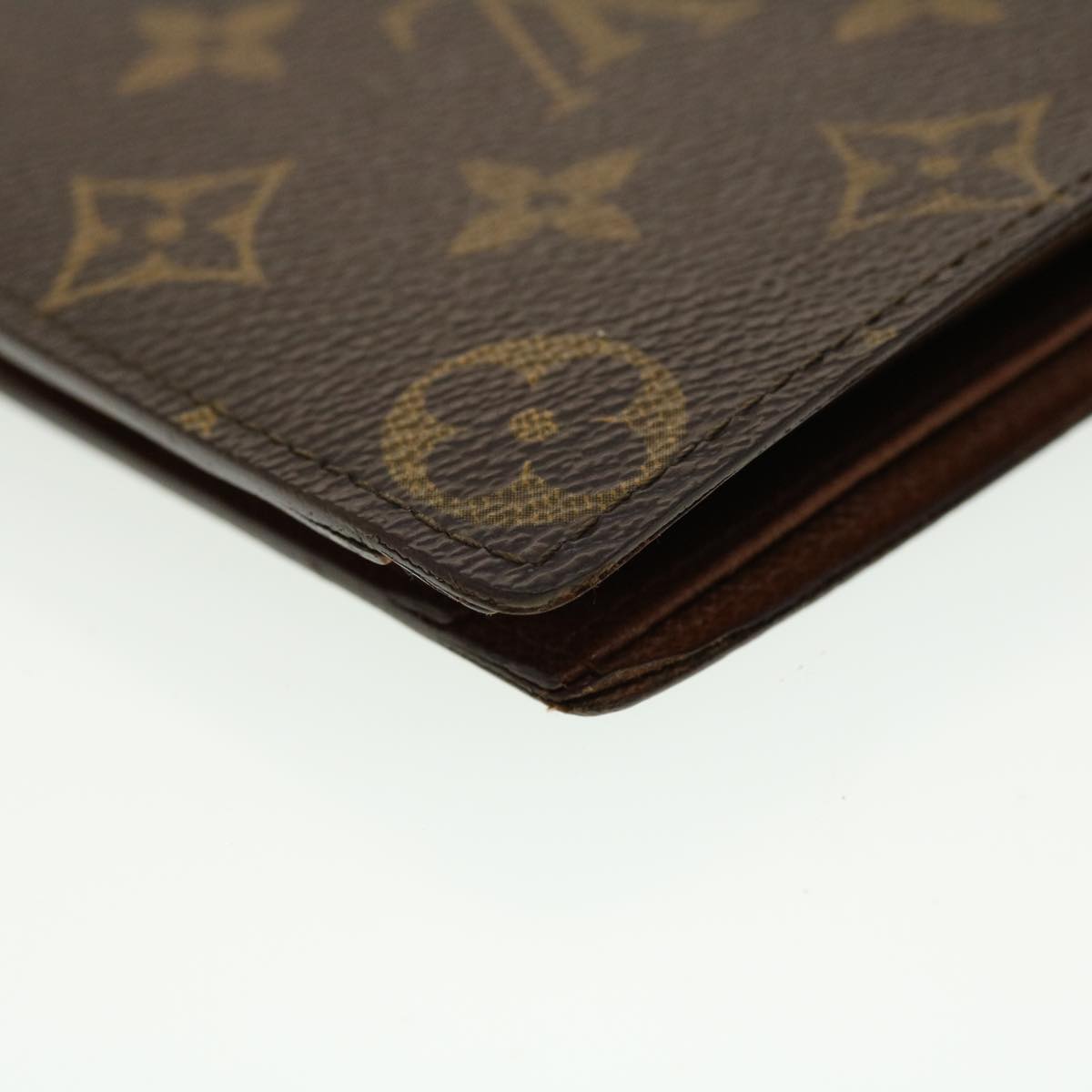 LOUIS VUITTON Monogram Portefeuille Marco Bifold Wallet M61675 LV Auth 42752