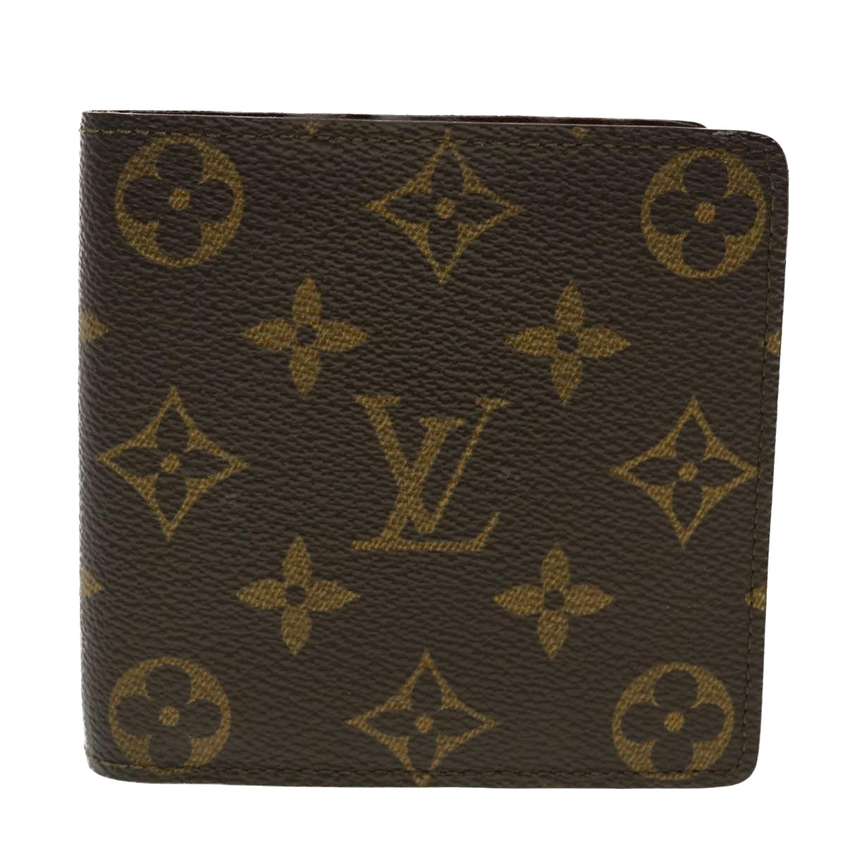 LOUIS VUITTON Monogram Portefeuille Marco Bifold Wallet M61675 LV Auth 42752