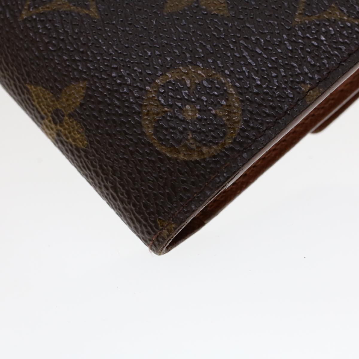 LOUIS VUITTON Monogram Portefeuille International Long Wallet M61217 Auth 42753