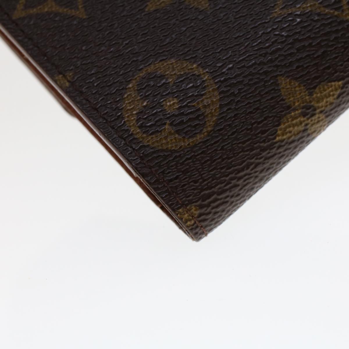 LOUIS VUITTON Monogram Portefeuille International Long Wallet M61217 Auth 42753