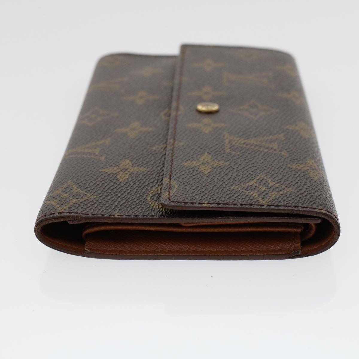 LOUIS VUITTON Monogram Portefeuille International Long Wallet M61217 Auth 42753