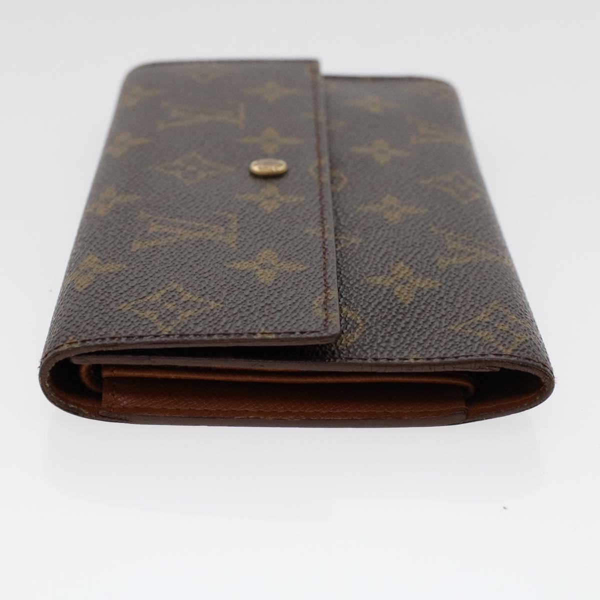 LOUIS VUITTON Monogram Portefeuille International Long Wallet M61217 Auth 42753