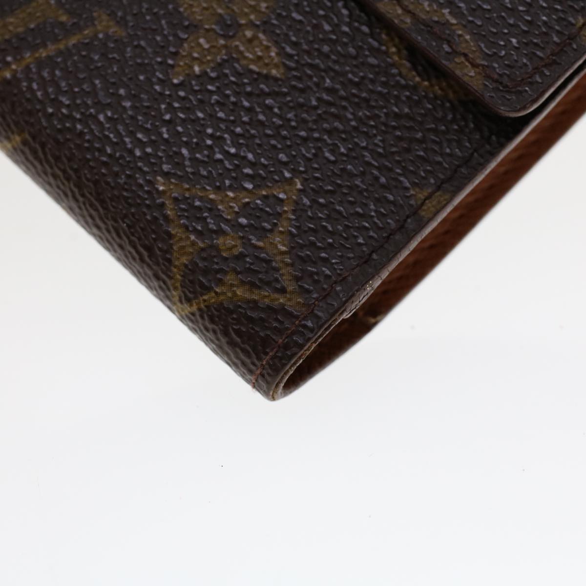 LOUIS VUITTON Monogram Portefeuille International Long Wallet M61217 Auth 42753