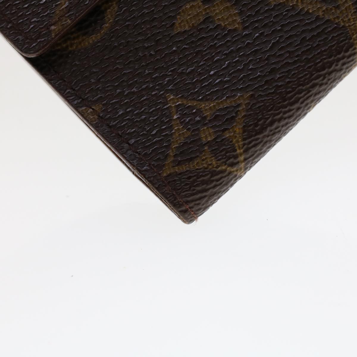 LOUIS VUITTON Monogram Portefeuille International Long Wallet M61217 Auth 42753