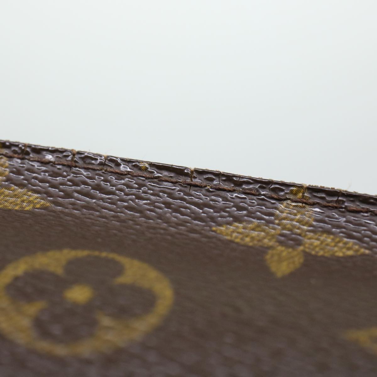 LOUIS VUITTON Monogram Porte Monnaie Zip Long Wallet M61727 LV Auth 42755