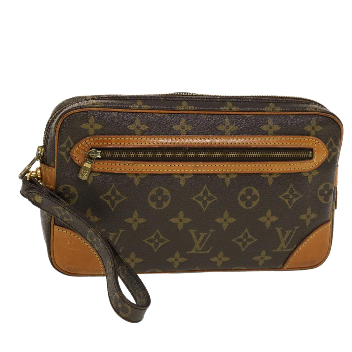 LOUIS VUITTON Monogram Marly Dragonne GM Clutch Bag M51825 LV Auth 42759