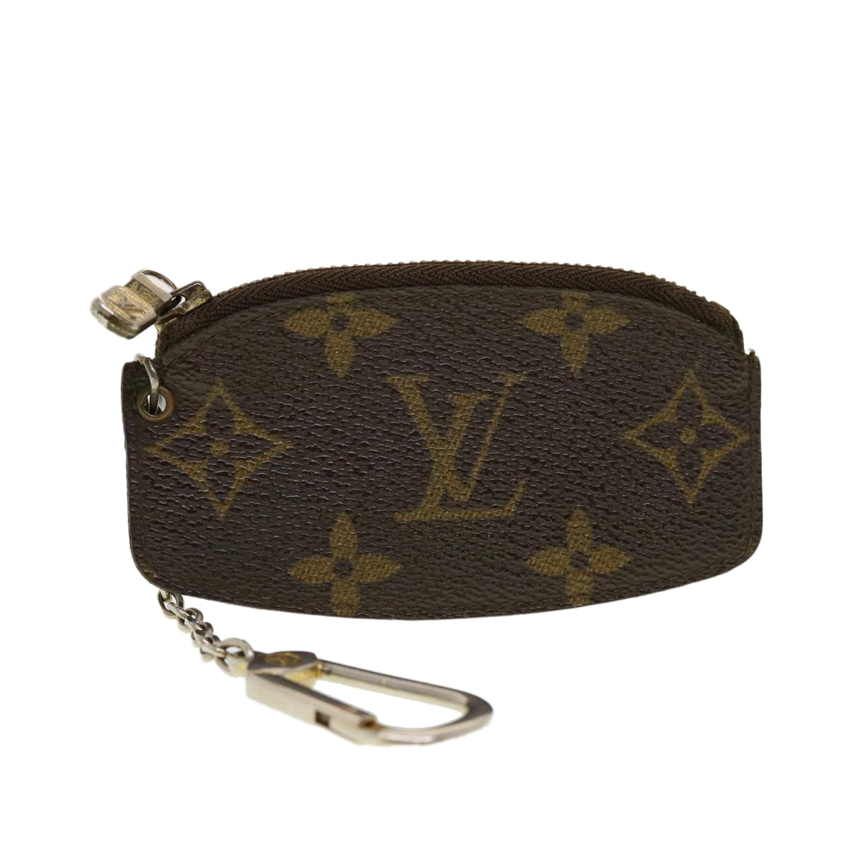 LOUIS VUITTON Monogram Pochette Cles Coin Purse Vintage M62650 LV Auth 42760