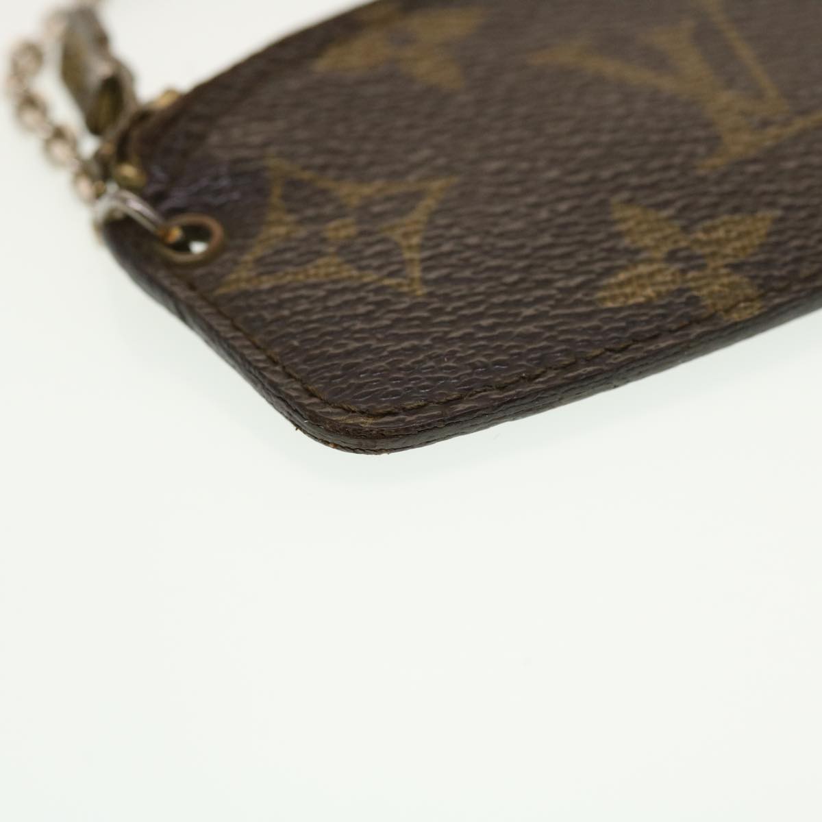 LOUIS VUITTON Monogram Pochette Cles Coin Purse Vintage M62650 LV Auth 42760